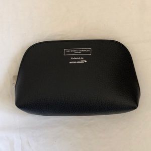 The White Company London black clutch